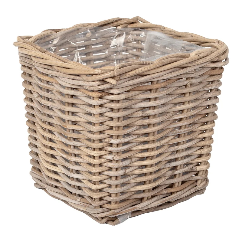 Rattan Pflanzkorb VERONA-Quadratisch ca.25cm Übertopf