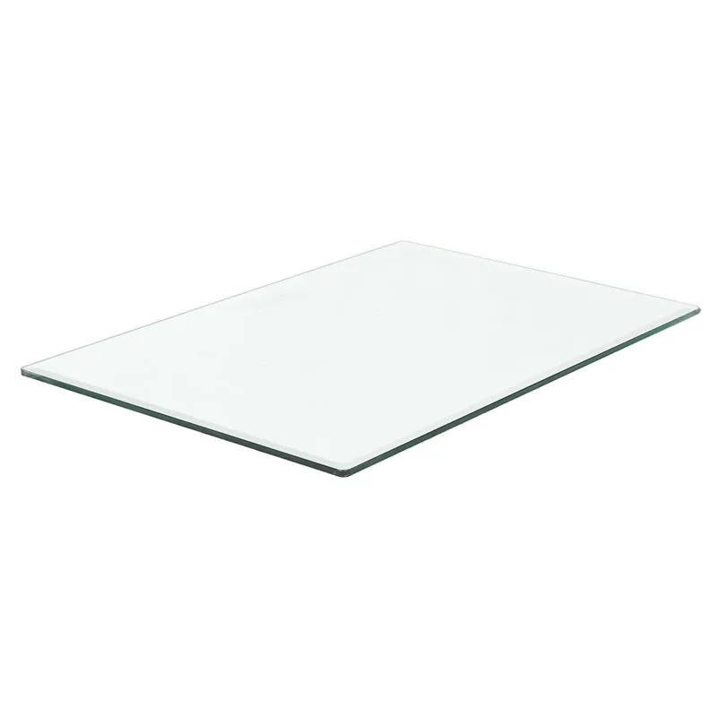 Glasplatte TERRY 100x50cm gehärtetes Glas 8mm Stärke Bodenplatte