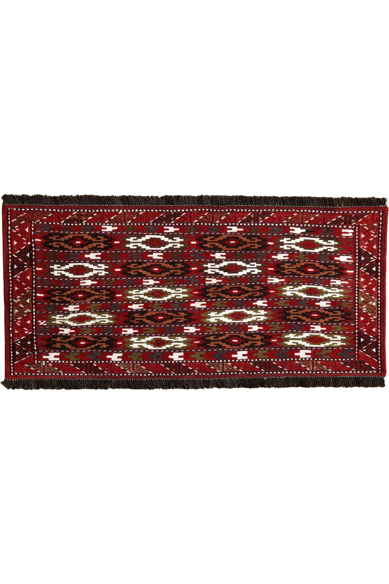 Kelim Turkman · Handgewebt – Bunt, 45x100 cm