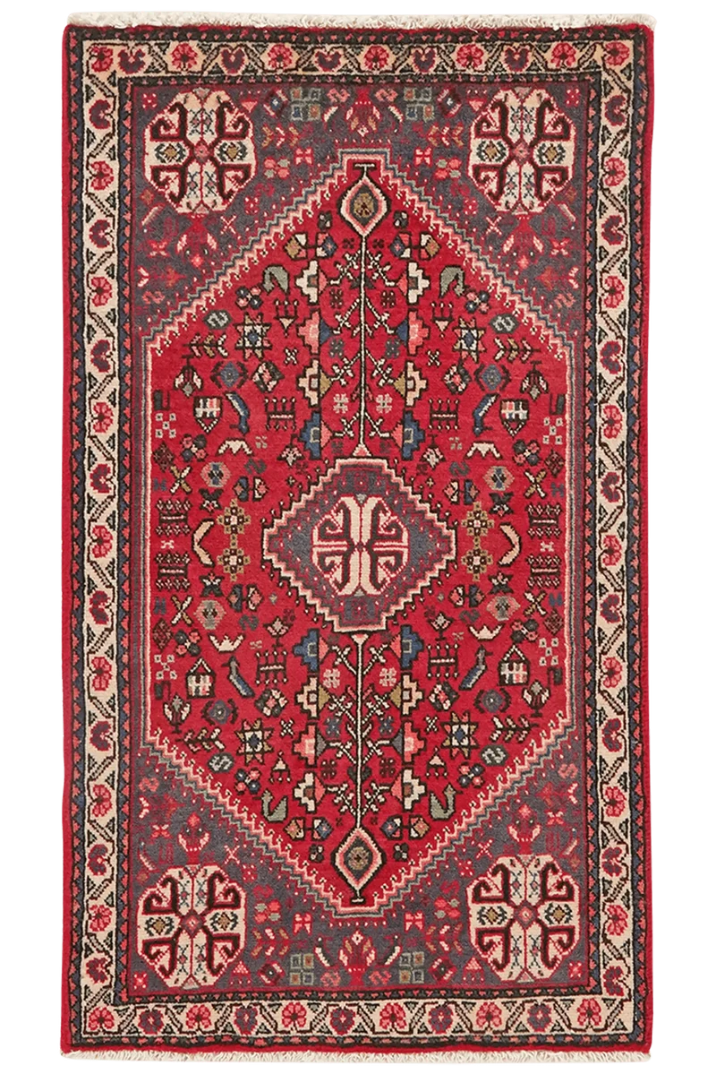 Abadeh · Handgeknüpft – Rot, 107x62 cm