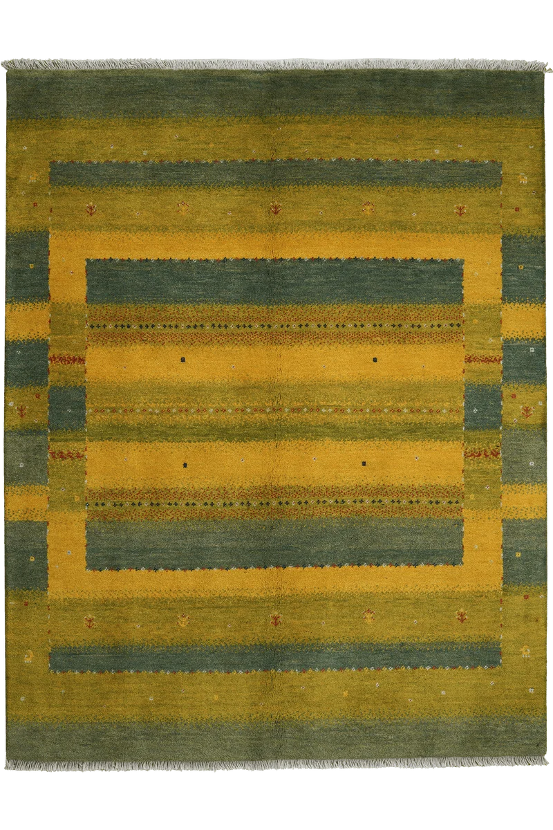 Rizbaf · Handgeknüpft – Grün, 199x155 cm