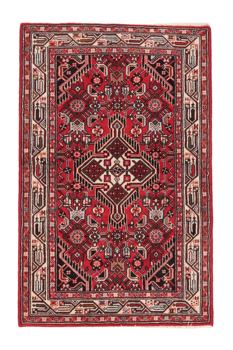 Assadabad · Handgeknüpft – Rot, 127x81 cm