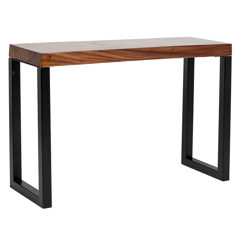 Suar Konsole AARON METAL Natural ca. L120cm Akazie Konsolentisch