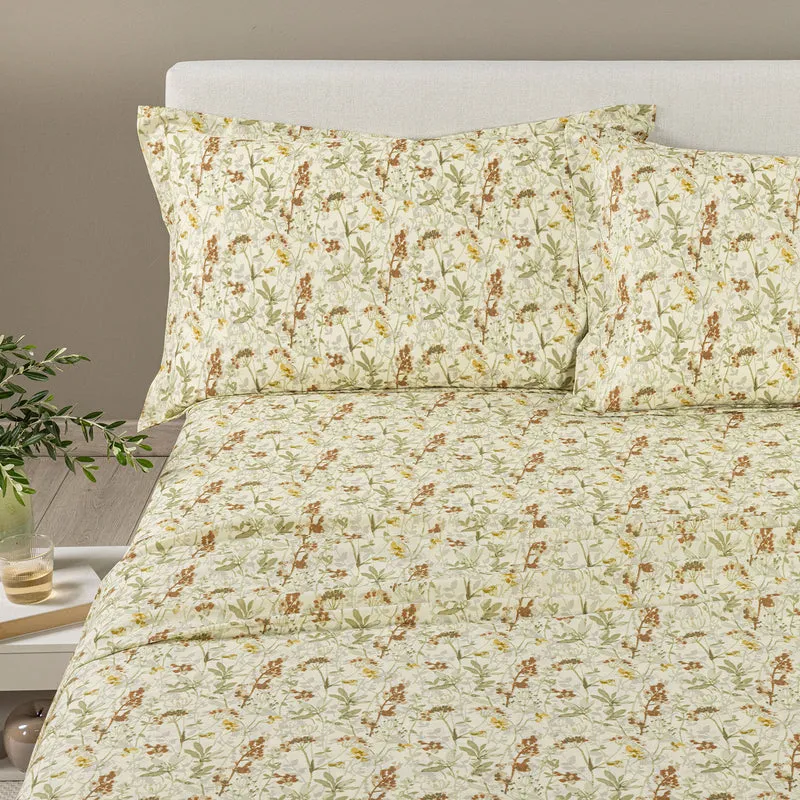 Completo Lenzuola Bouquet Floreale in Cotone