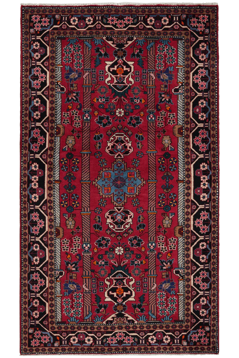 Nahavand · Handgeknüpft – Rot, 252x142 cm
