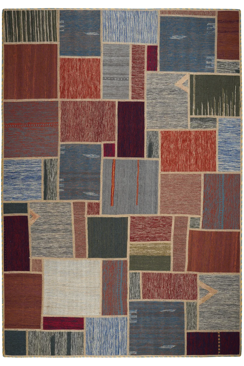 Kelim Tekkeh · Handgewebt – Bunt, 242x166 cm