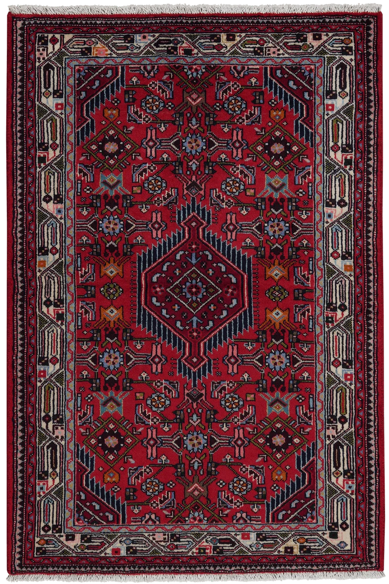 Assadabad · Handgeknüpft – Rot, 154x103 cm