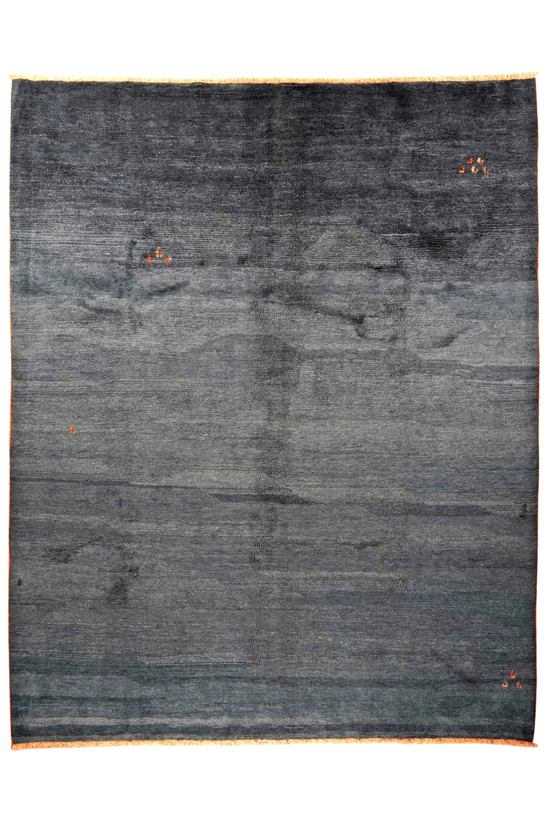 Gabbeh · Handgeknüpft – Blau, 380x300 cm