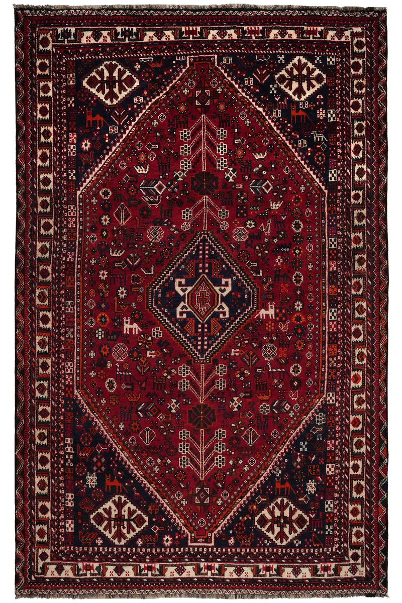 Shiraz · Handgeknüpft – Rot, 268x169 cm