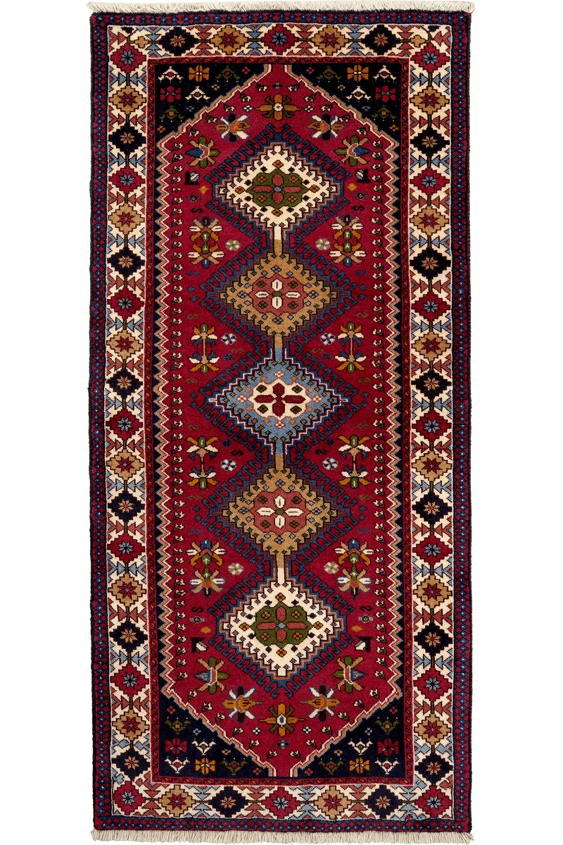 Yalameh · Handgeknüpft – Rot, 191x84 cm