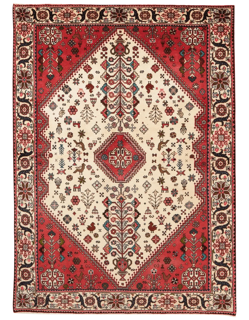 Abadeh · Handgeknüpft – Beige, 215x149 cm
