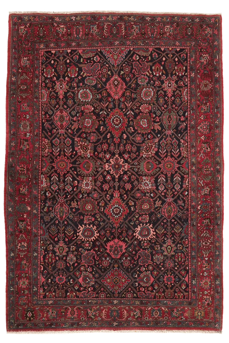 Bidjar · Handgeknüpft – Blau, 212x146 cm