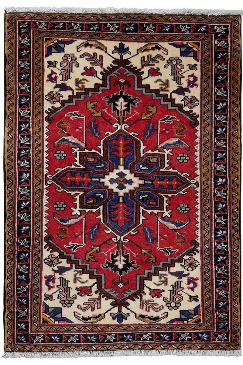 Mehrewan · Handgeknüpft – Rot, 145x99 cm