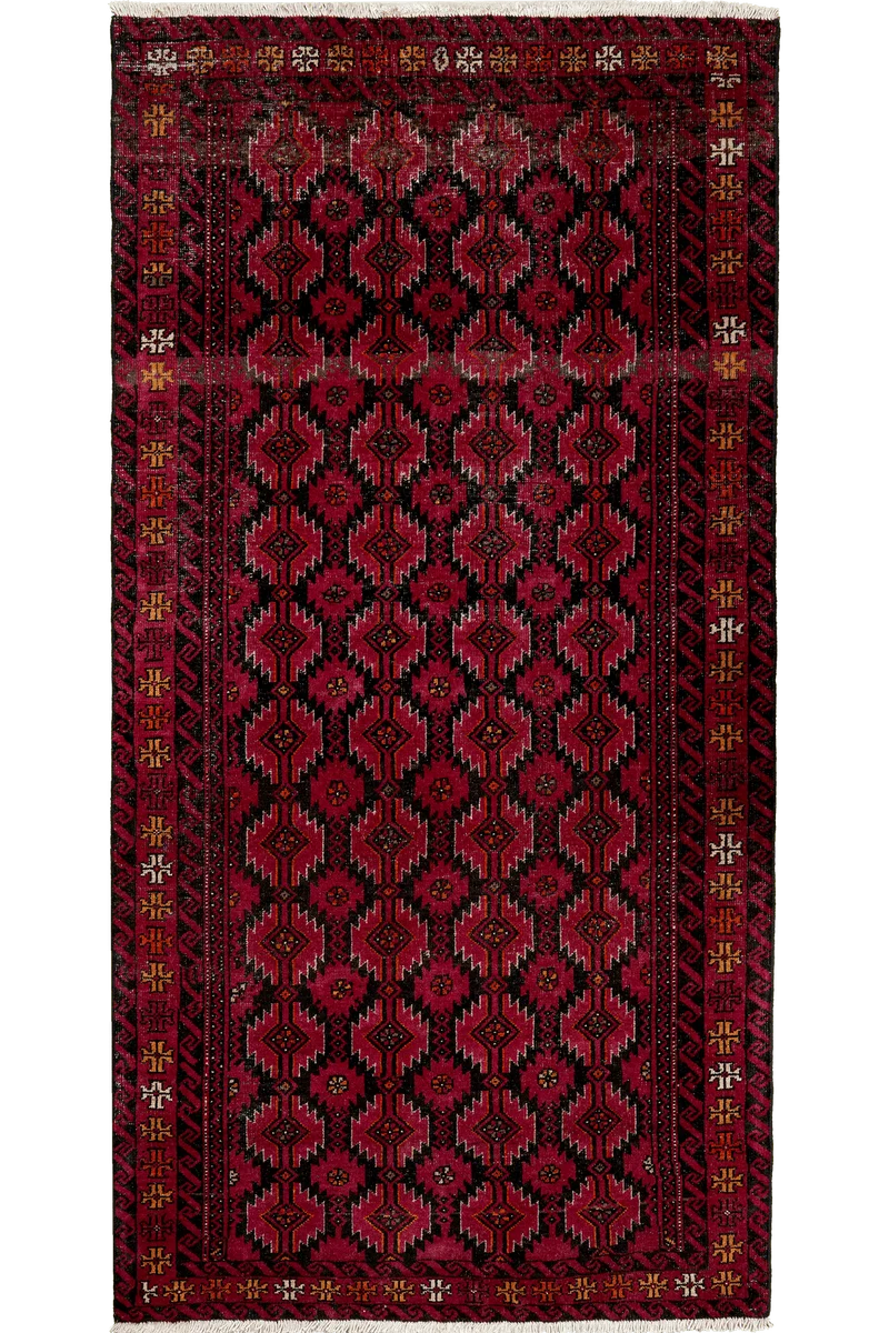 Heritage · Handgeknüpft – Rot, 197x101 cm