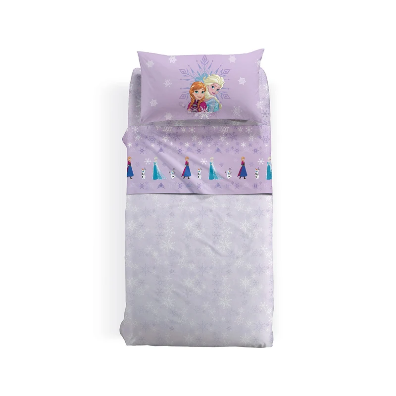Completo Lenzuola frozen love in Cotone