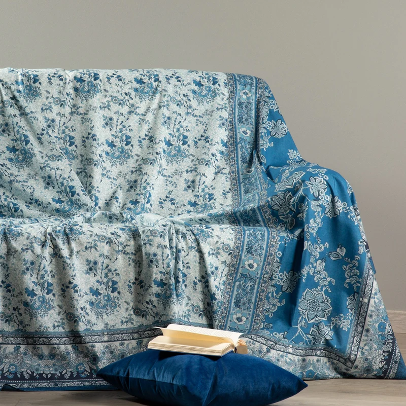 Telo arredo Copridivano Grandecor tuscany Precious in Cotone