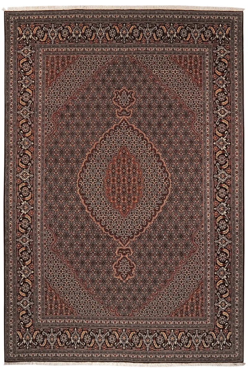 Tabriz 40 Raj · Handgeknüpft – Blau, 301x206 cm