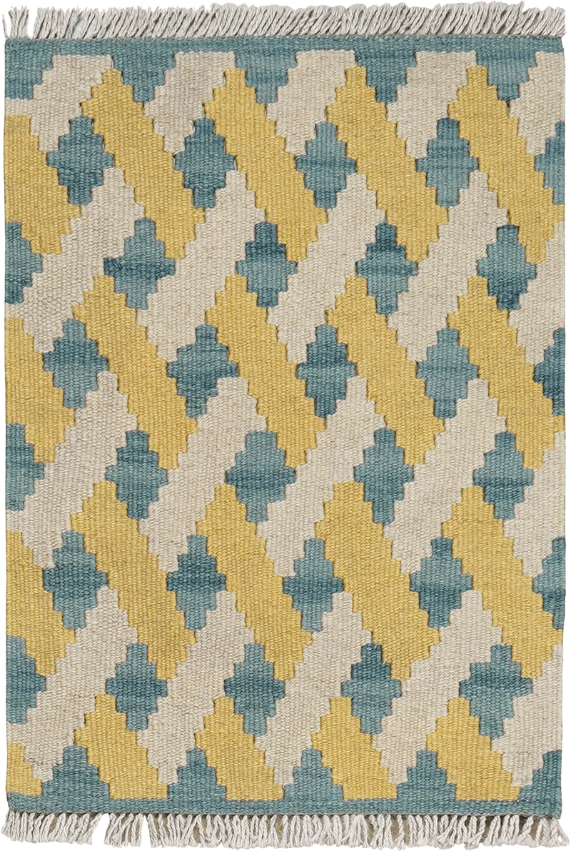 Kelim Gashgai · Handgewebt – Beige, 61x43 cm