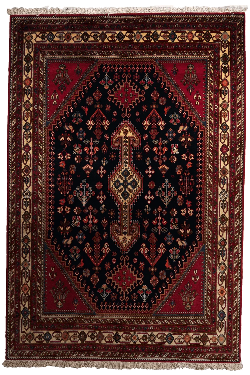 Nasrabad · Handgeknüpft – Blau, 207x141 cm