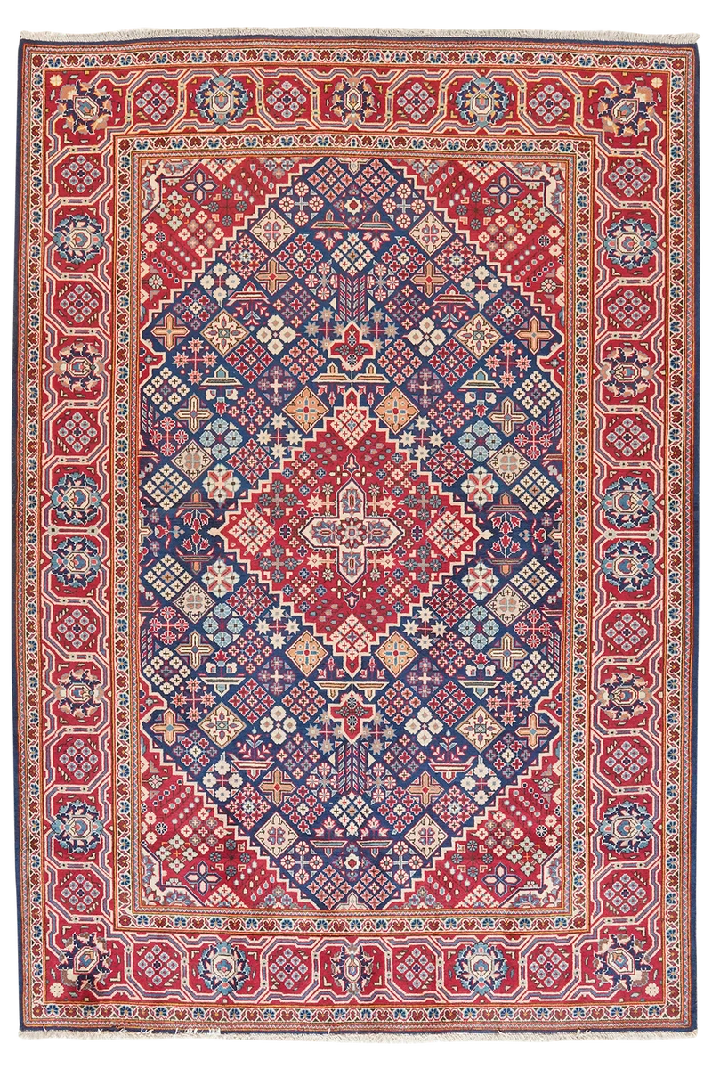 Kashan · Handgeknüpft – Rot, 200x136 cm