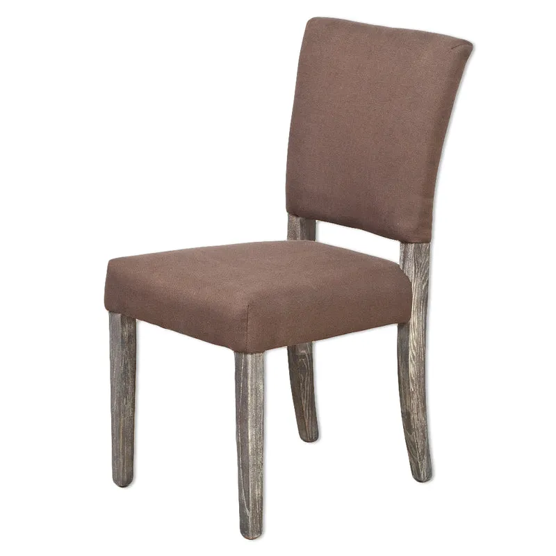 Stuhl NEW RETRO mit Stoffbezug Seal-Brown