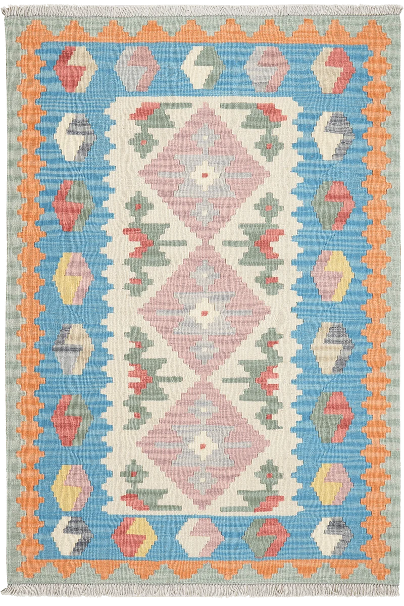 Kelim Gashgai · Handgewebt – Beige, 149x103 cm