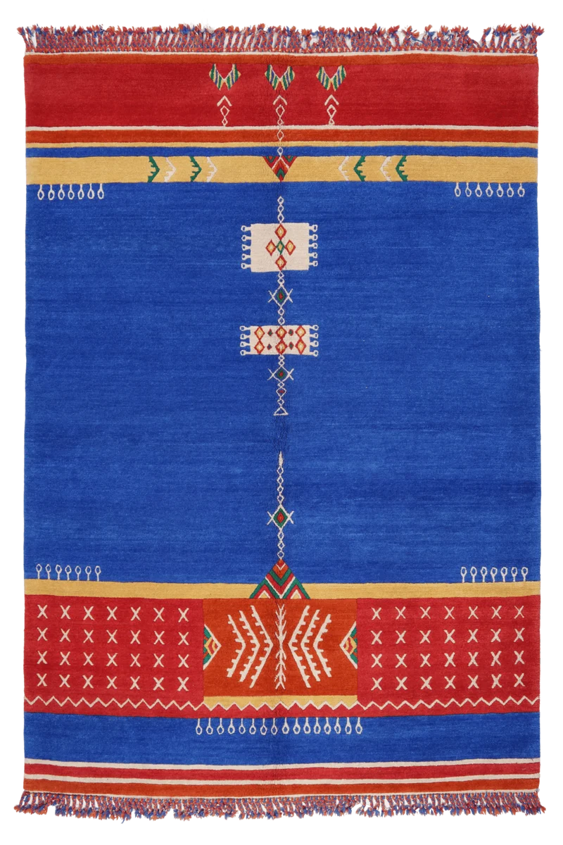 Nepal · Handgeknüpft – Blau, 240x170 cm