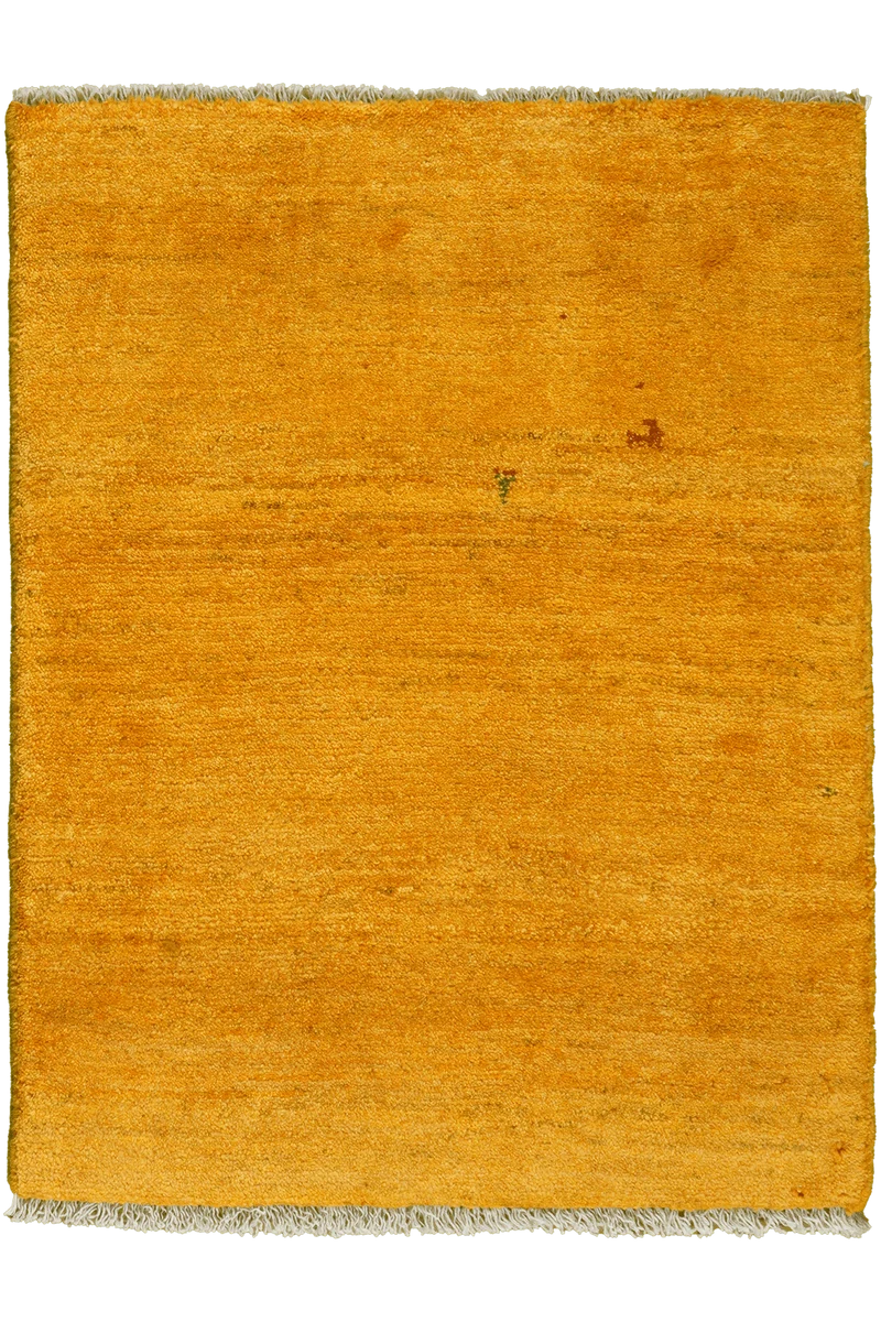Gabbeh · Handgeknüpft – Gelb, 95x75 cm