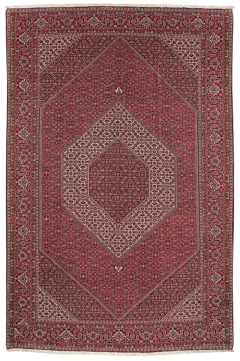 Bidjar · Handgeknüpft – Rot, 303x202 cm