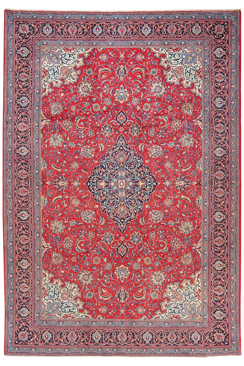 Sarough · Handgeknüpft – Rot, 351x240 cm