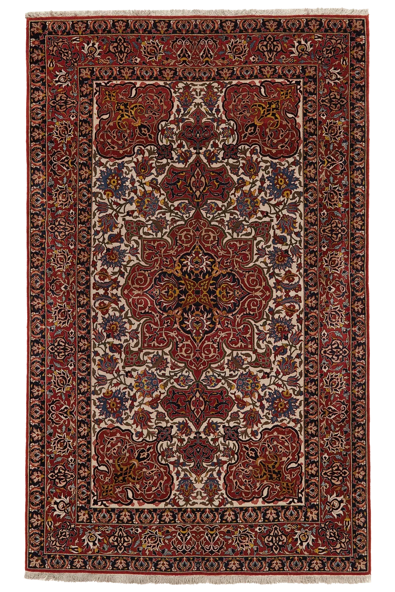 Isfahan · Handgeknüpft – Beige, 237x144 cm