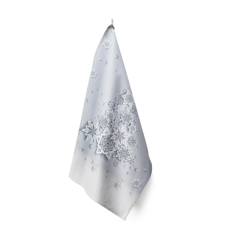 Strofinaccio silver Floreale in Cotone