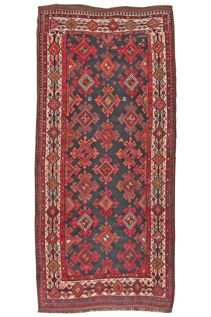 Veramin · Handgeknüpft – Schwarz, 350x166 cm