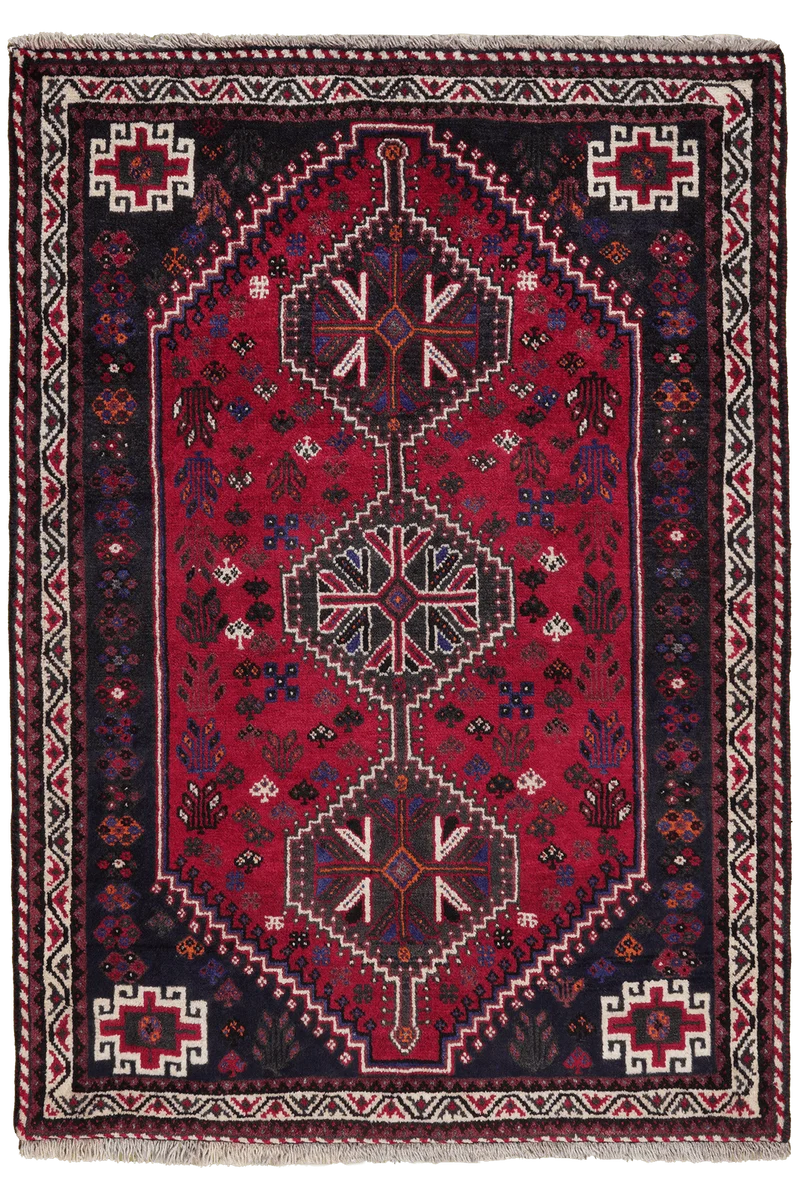Gashgai · Handgeknüpft – Rot, 171x122 cm