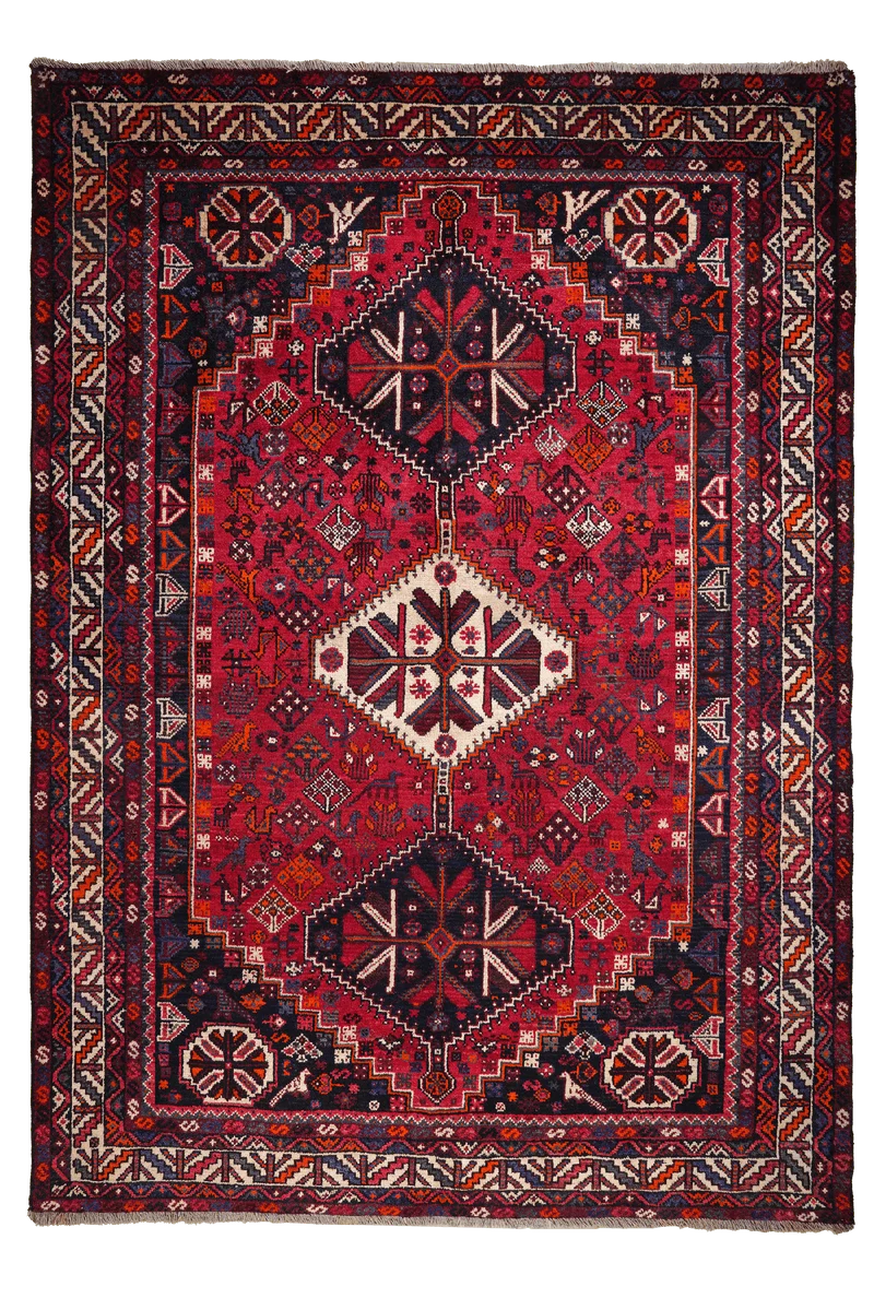Gashgai · Handgeknüpft – Rot, 293x210 cm