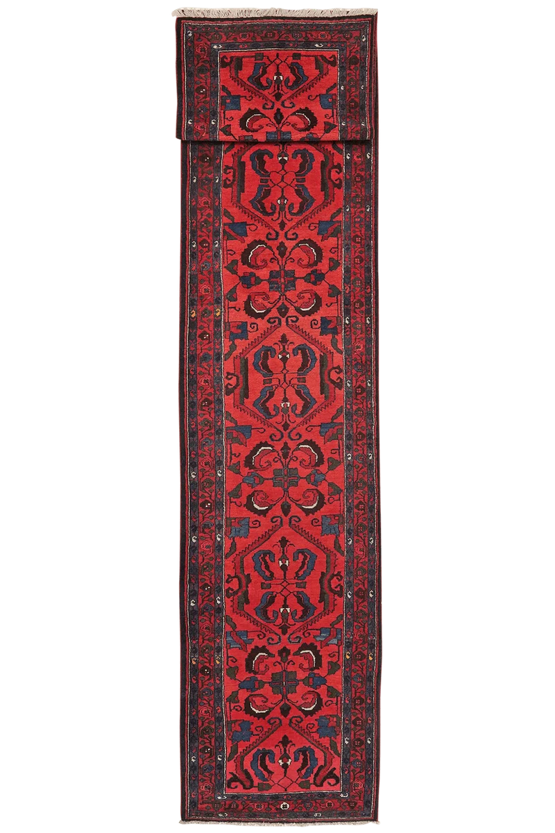 Mehreban · Handgeknüpft – Rot, 479x89 cm