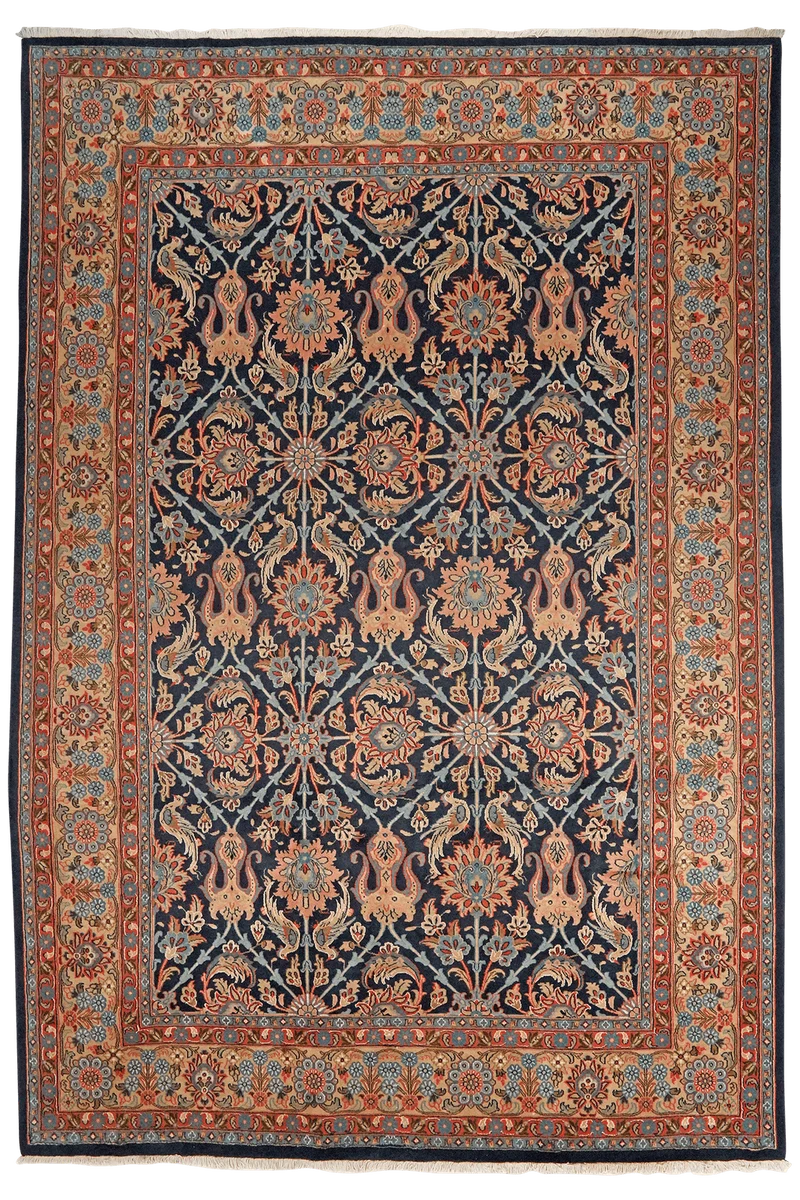 Veramin · Handgeknüpft – Blau, 294x197 cm