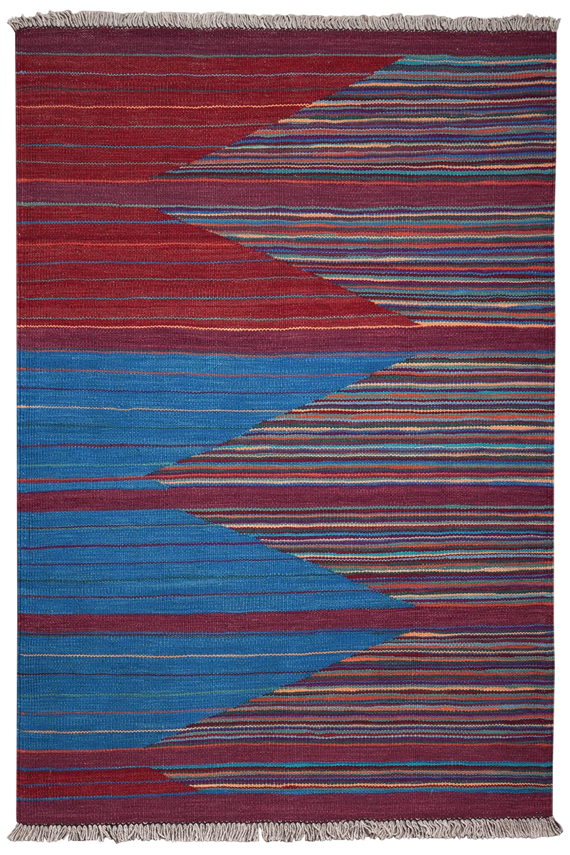 Kelim Gashgai · Handgewebt – Bunt, 149x101 cm