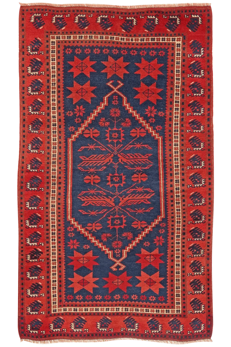 Yagdjibedir · Handgeknüpft – Blau, 180x106 cm