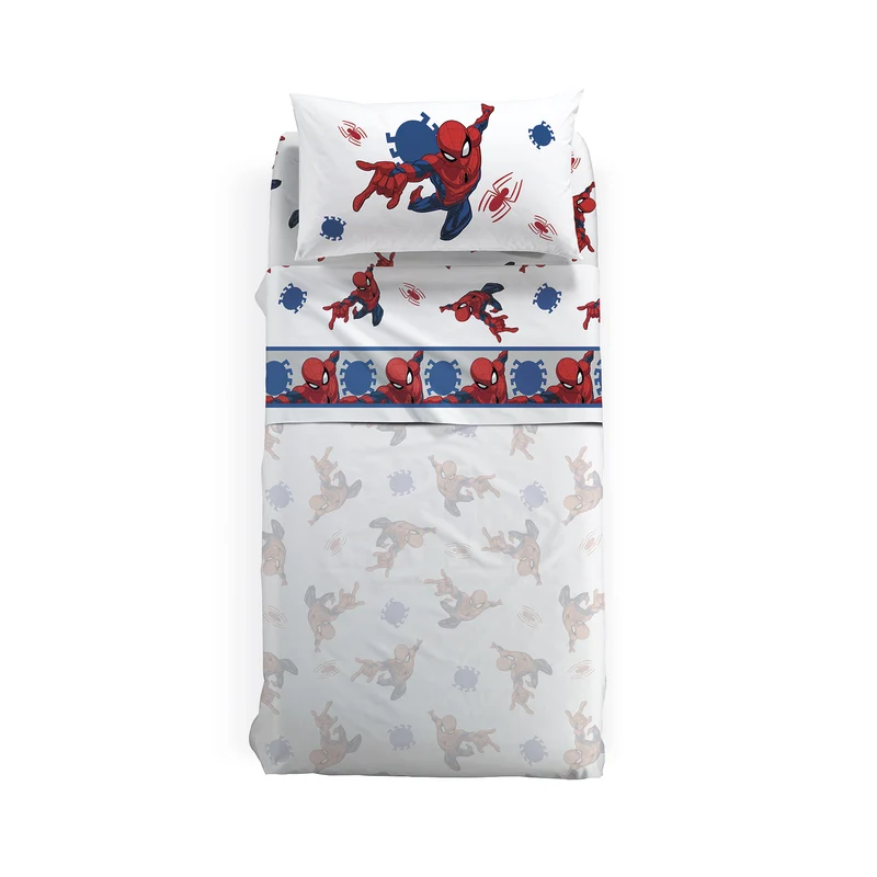 Completo Lenzuola spiderman america in Cotone