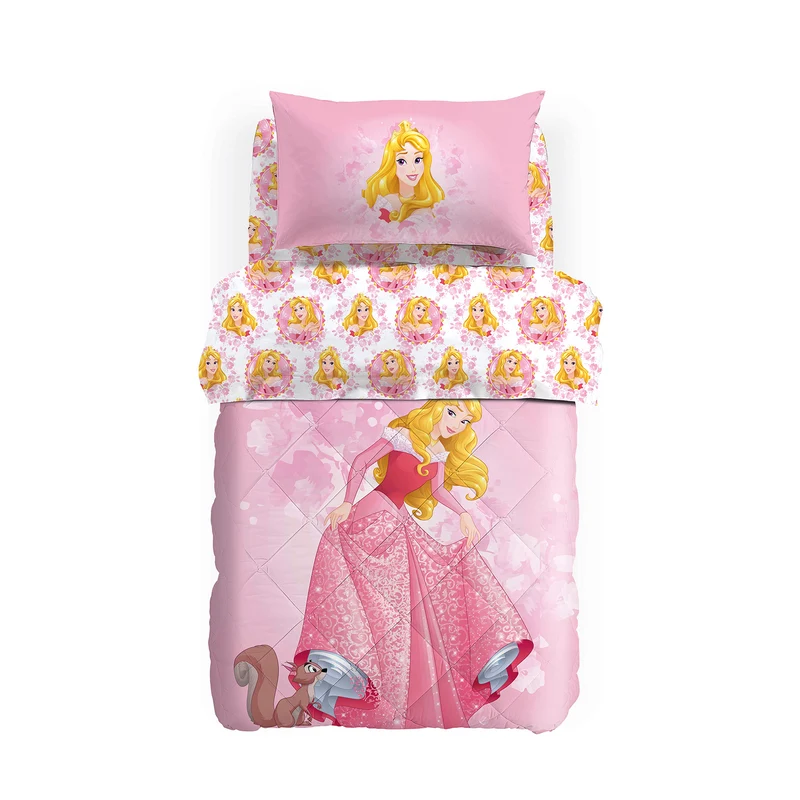 Trapunta princess aurora in Cotone 300 gr/mq