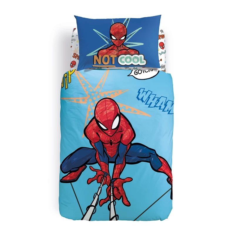 Completo Copripiumino spiderman cool in Cotone