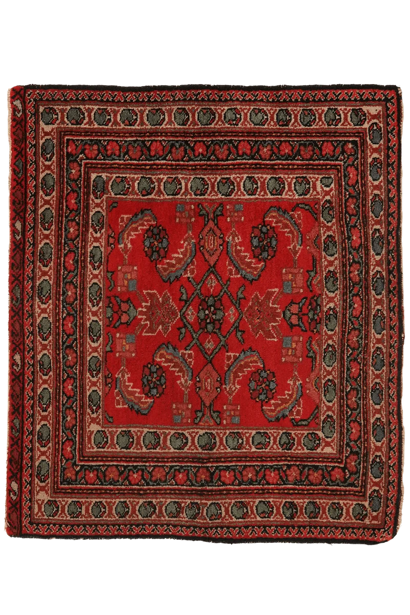 Farahan · Handgeknüpft – Rot, 68x80 cm