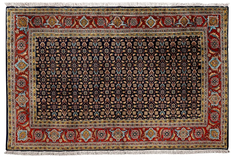 Tabriz 50 Raj · Handgeknüpft – Blau, 95x149 cm