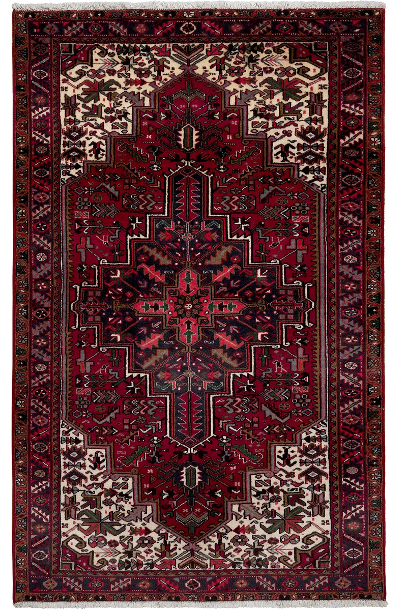 Mehrewan · Handgeknüpft – Rot, 228x143 cm