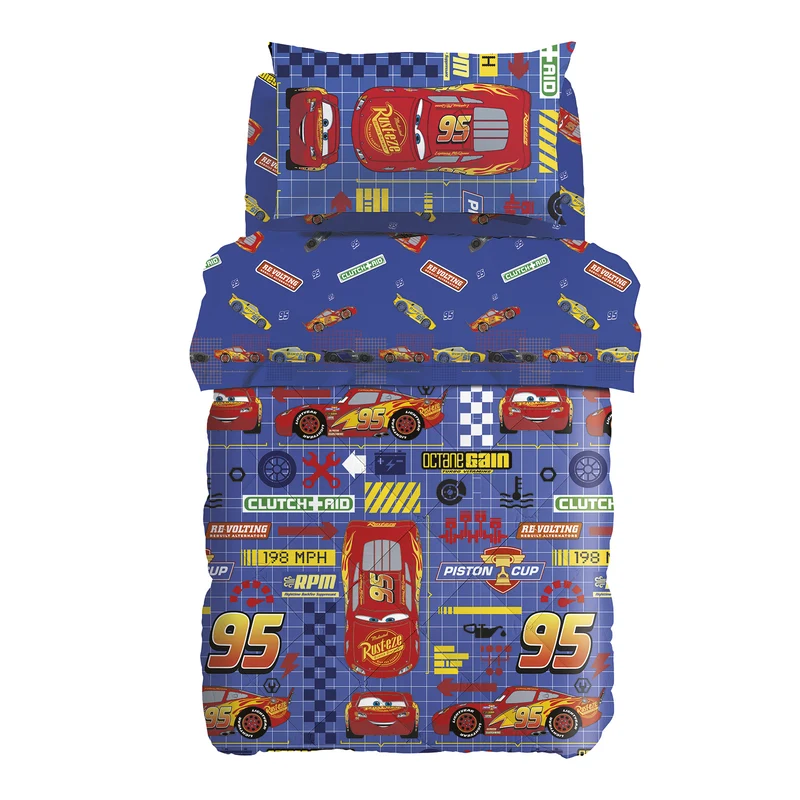Trapunta cars game in Cotone 300 gr/mq