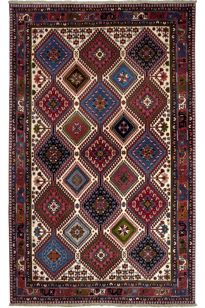 Yalameh · Handgeknüpft – Bunt, 244x151 cm