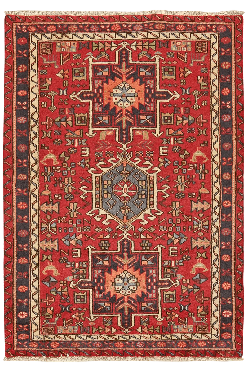 Garadje · Handgeknüpft – Rot, 150x103 cm
