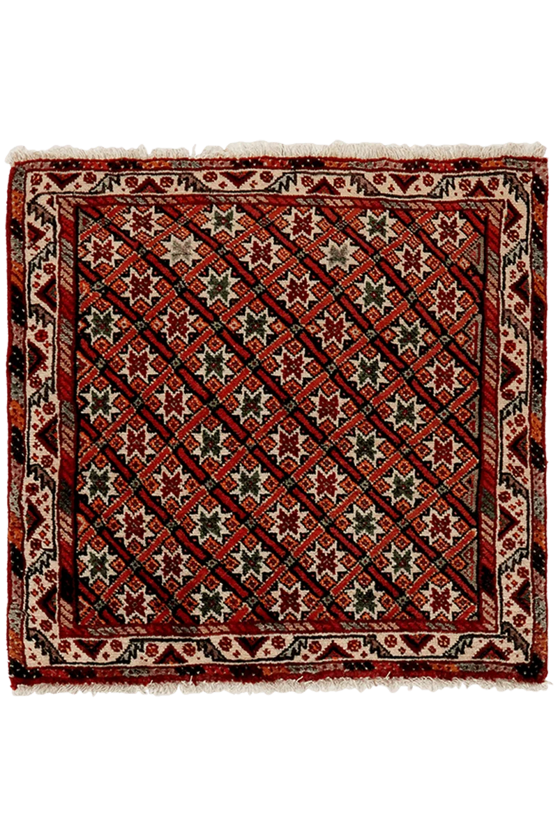 Gashgai · Handgeknüpft – Bunt, 55x58 cm