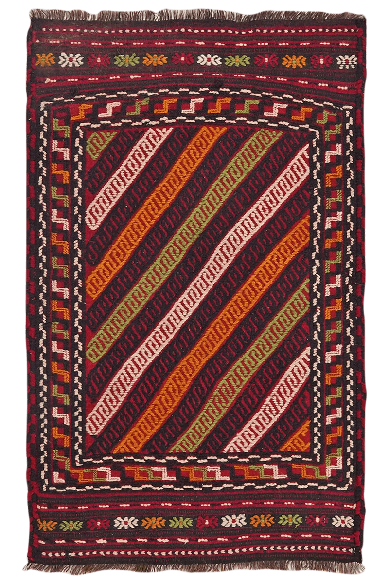 Sumak Shahsavan · Handgewebt – Bunt, 123x78 cm